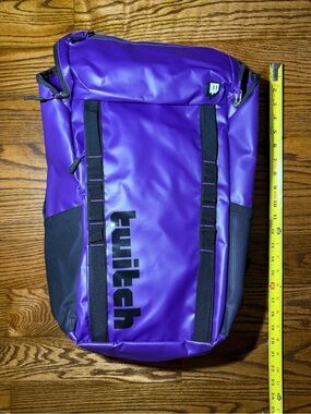 Twitch Purple Men’s Backpack - Branded Laptop & Travel Bag